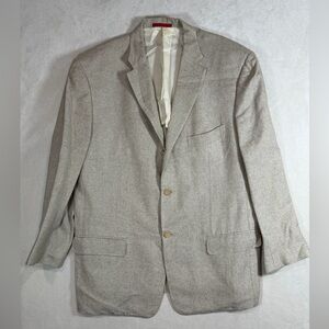 ISAIA 58EU 48R Silk Line Blend Recent Gray Dual Vent Unstructured Sport Coat